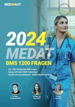 MEDINAUT: MedAT - Die wichtigsten BMS Aufgaben | Erstellt von Top-Platzierten MedAT-AbsolventInnen | Die wichtigsten Aufgaben zum Basiskenntnistest für das Medizinstudium in Österreich