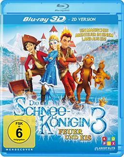 Die Schneekönigin 3 - Feuer und Eis  (inkl. 2D-Version) [3D Blu-ray]