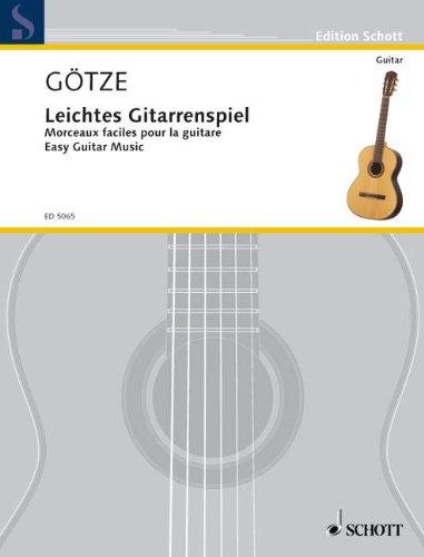 Leichtes Gitarrenspiel: Kleine Solostücke von Carcassi, Carulli, Giuliani, Sor u.a.. Vol. 1. Gitarre. (Edition Schott)