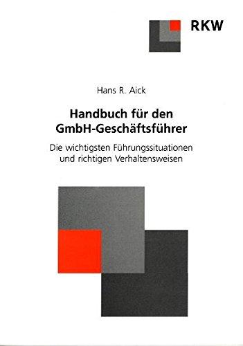 Handbuch für den GmbH-Geschäftsführer