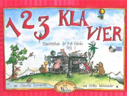 1 2 3 Klavier Klavierschule für 2 - 8 Hände. Heft 1 mit CD zu Heft 1 und 2 (EB 8619)