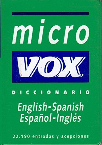 Dicc.Micro English-Spanish.Español-Ingles