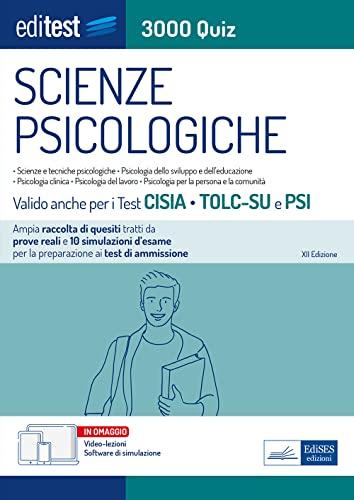 Test Scienze Psicologiche 2023: raccolta di 3.000 Quiz - Anche per TOLC-PSI