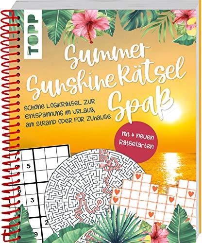 Summer Sunshine Rätselspaß: Schöne Logikrätsel zur Entspannung im Urlaub, am Strand oder für Zuhause. Mit vier neuen Rätselarten