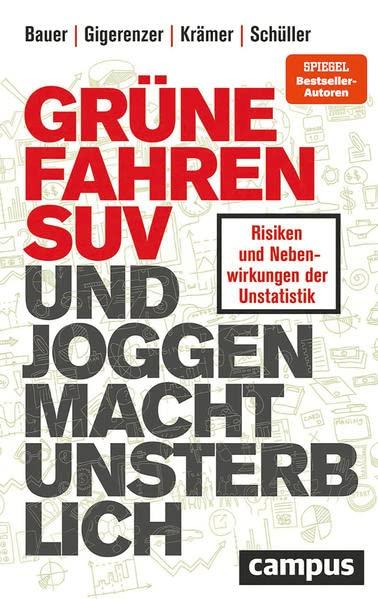 Grüne fahren SUV und Joggen macht unsterblich: Über Risiken und Nebenwirkungen der Unstatistik