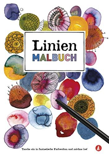 Das Linienmalbuch: Du malst die Linien - Kreativ entspannen und dabei einzigartige Kunstwerke erschaffen mit inversem Malen