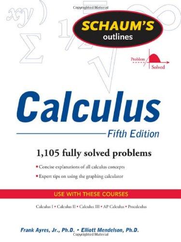 Schaum's Outline of Calculus (Schaum's Outlines)