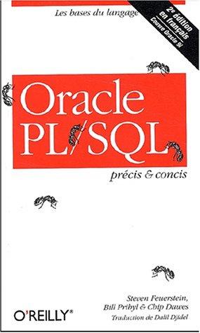 Oracle PL-SQL précis et concis