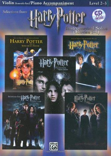 Harry Potter Movies 1-5, w. Audio-CD, for Violin and Piano Accompaniment