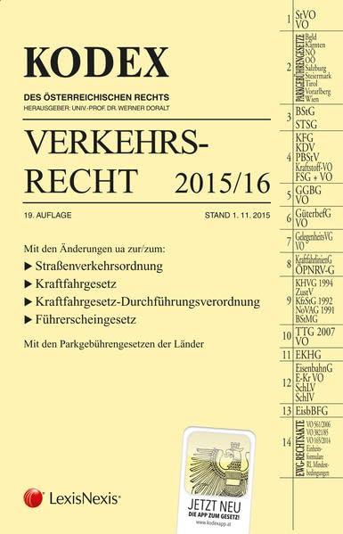 KODEX Verkehrsrecht 2015/16