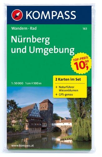 Nürnberg und Umgebung: Wanderkarten-Set mit Naturführer in der Schutzhülle. GPS-genau. 1:50000