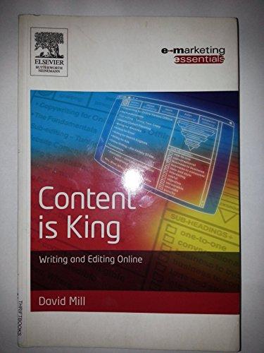 Content is King: Writing and Editing Online