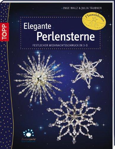 Elegante Perlensterne: Festlicher Weihnachtsschmuck in 3D