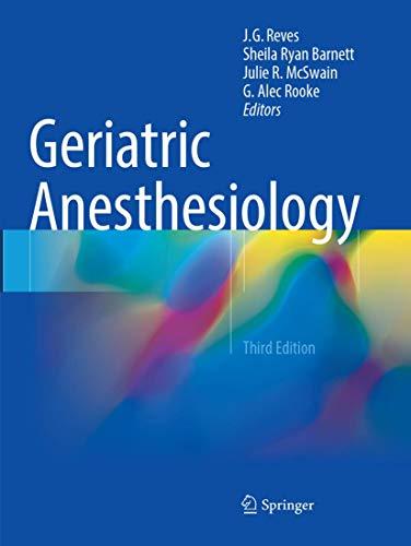 Geriatric Anesthesiology