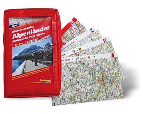 Motorrad-Atlas Alpenländer 1 : 275 000 (Hallwag Führer und Atlanten)