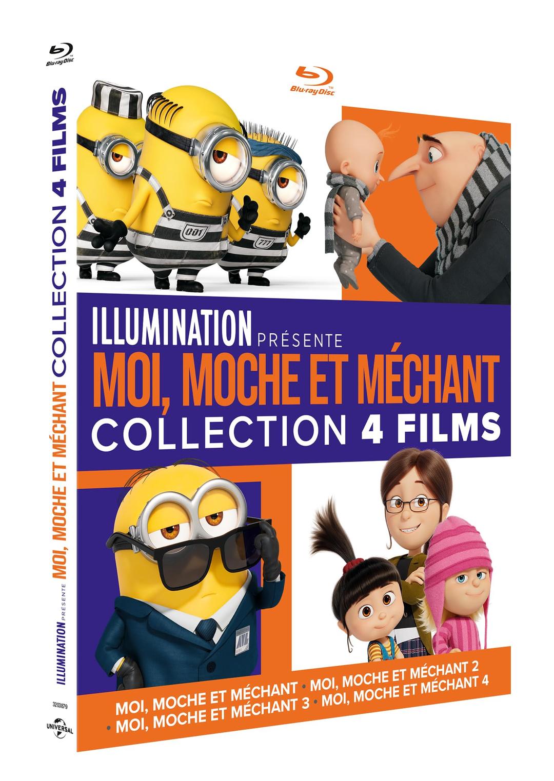 Moi moche et méchant 1 à 4 [Blu-ray] [FR Import]