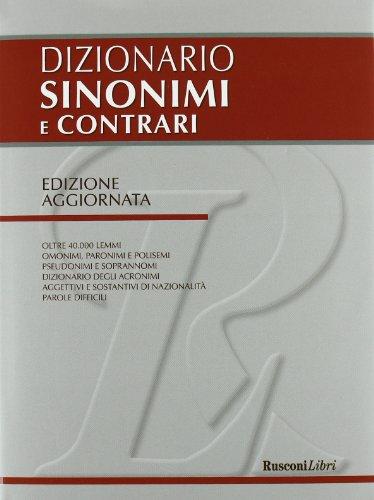 Dizionario sinonimi e contrari (Dizionari grandi)