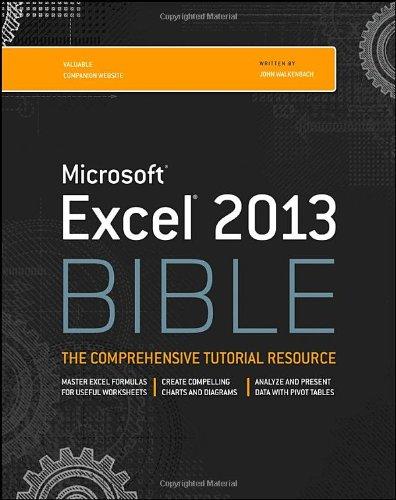 Excel 2013 (Bible (Wiley))