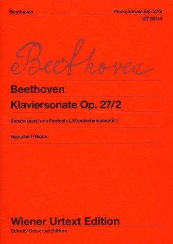 Sonate 14 Cis-Moll Op 27/2 (Mondscheinsonate). Klavier