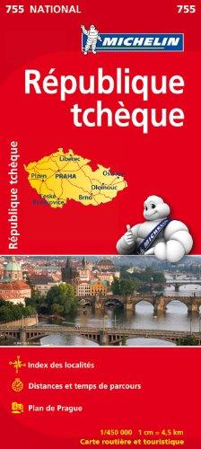 Carte République tchèque Michelin