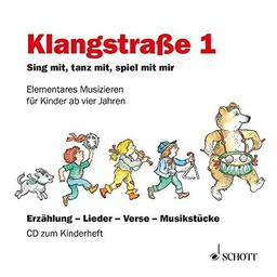 Klangstraße 1 - CD: CD zu Klangstraße 1, Kinderheft. CD.