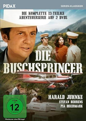 Die Buschspringer / Die komplette 13-teilige Abenteuerserie mit Starbesetzung (Pidax Serien-Klassiker) [2 DVDs]