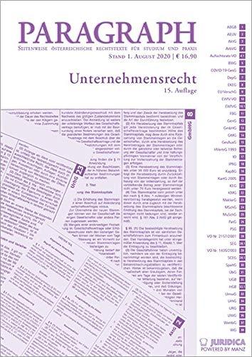 Paragraph - Unternehmensrecht (Edition Juridica)