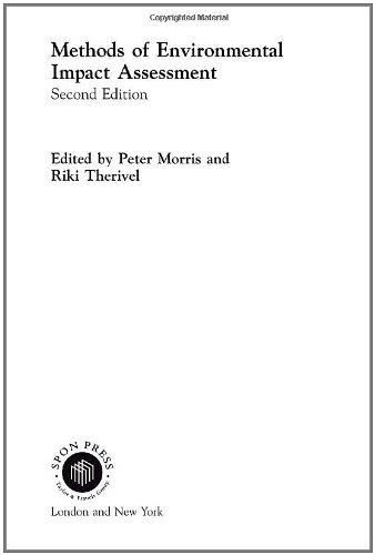 Methods of Environmental Impact Assessment (Natural and Built Environment Series)