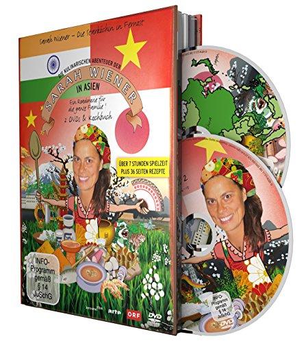 Die kulinarischen Abenteuer der Sarah Wiener in Asien (2 Discs + Buch)