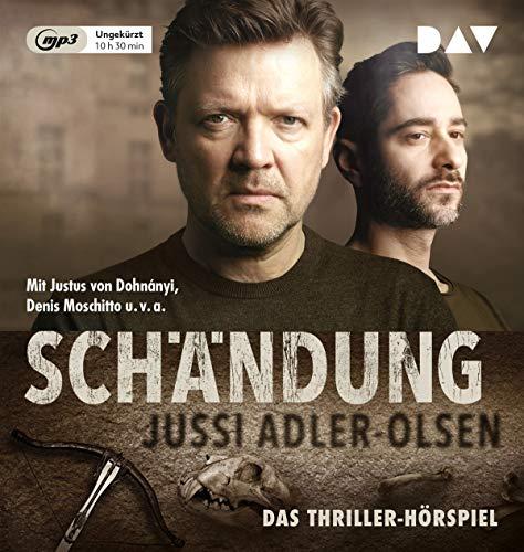 Schändung. Carl Mørck, Sonderdezernat Q, Fall 2: Ungekürztes Hörspiel mit Justus von Dohnányi, Denis Moschitto, Erich Räuker u.v.a. (1 mp3-CD)