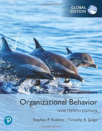 Organizational Behavior, Global Edition