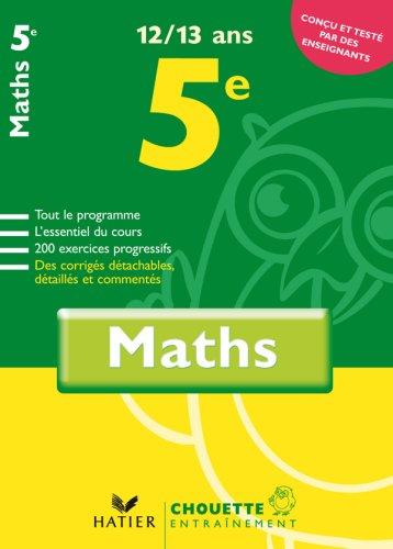 Mathématiques 5e, 12-13 ans