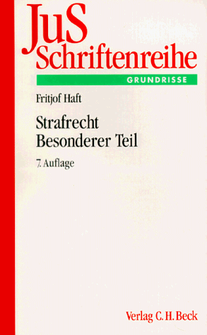 JuS-Schriftenreihe, H.78, Strafrecht, Besonderer Teil