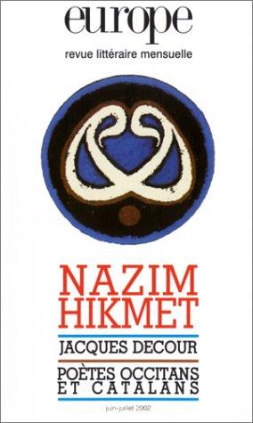 Europe, n° 878-879. Nâzim Hikmet