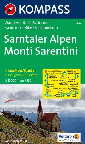 Sarntaler Alpen/Monti Sarentini 1 : 25 000: Wandern / Rad / Skitouren. Escursioni / bike / sci alpinismo. GPS-genau