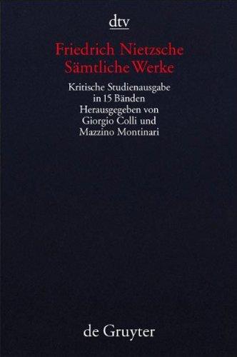 Sämtliche Werke: Kritische Studienausgabe in 15 Bänden (dtv Kassettenausgaben)