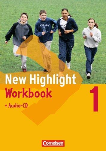 New Highlight - Allgemeine Ausgabe: Band 1: 5. Schuljahr - Workbook mit Einführungskurs: Mit Lieder-/Text-CD