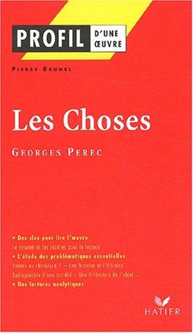 Les choses : une histoire des années soixante (1965), Georges Perec