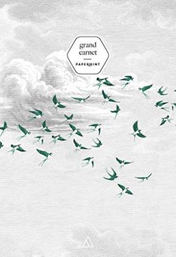 Papermint : grand carnet : couverture oiseaux