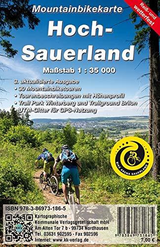 Mountainbikekarte Hoch-Sauerland: MTB - Hochsauerland (Reiß- und Wetterfest)