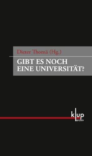 Gibt es noch eine Universität?. Zwist am Abgrund - eine Debatte in der Frankfurter Zeitung 1931/32