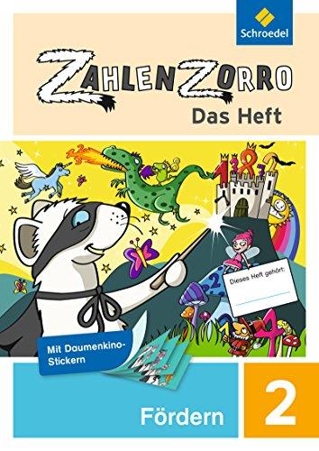 Zahlenzorro - Das Heft: Förderheft 2