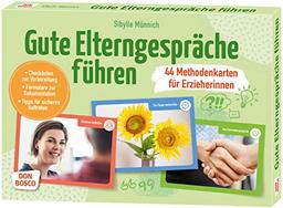 Gute Elterngespräche führen - 44 Methodenkarten für Erzieherinnen. Checklisten zur Vorbereitung. Formulare zur Dokumentation. Tipps für sicheres Auftreten