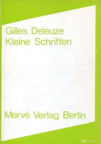 Kleine Schriften