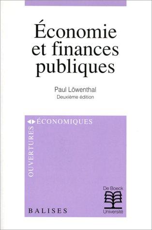 Economie et finances publiques : principes et pratiques