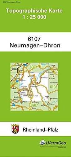 TK25 6107 Neumagen-Dhron: Topographische Karte 1:25000 (Topographische Karten 1:25000 (TK 25) Rheinland-Pfalz (amtlich))