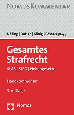 Gesamtes Strafrecht, m. 1 Buch, m. 1 Online-Zugang: StGB | StPO | Nebengesetze