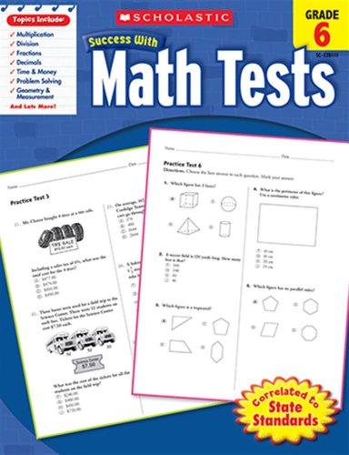 Math Tests, Grade 6