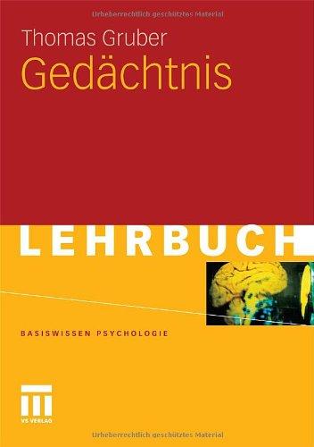 Gedächtnis (Basiswissen Psychologie) (German Edition)