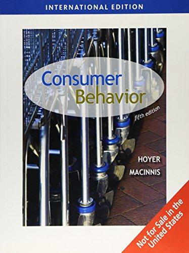 Consumer Behavior, International Edition (Fifth Edition)